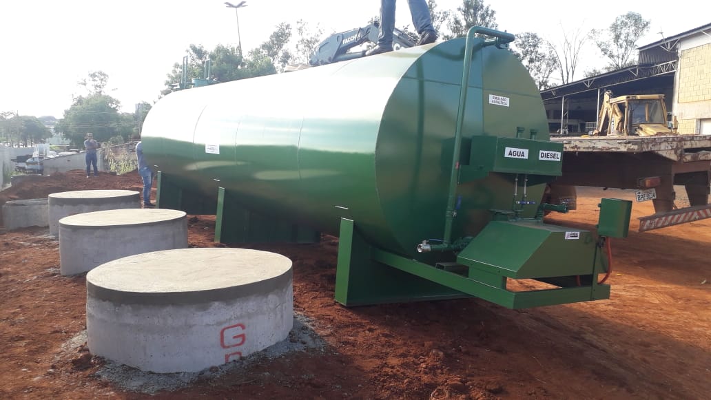 Tanque de emulsão asfáltica 