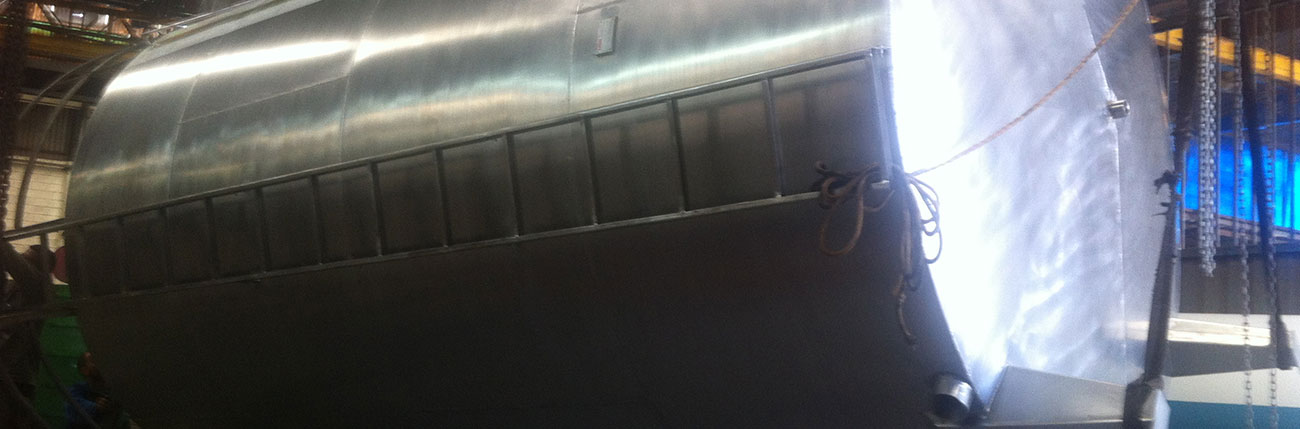 Reservatório metálico em aço carbono e inox 